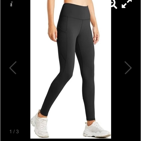 Fall Season Women's leggings With Pockets - Picture 2 of 3